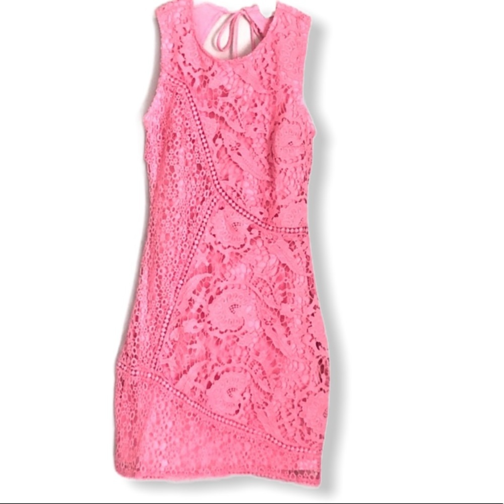 Mystic crochet lace overlay dress S